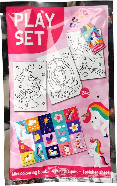 Produktbild No Name Kreativ-Set: Malbuch, Buntstifte und Stickerbogen
