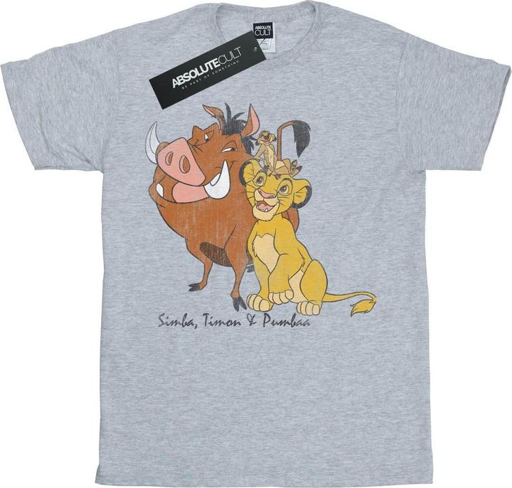 Immagine prodotto Disney The Lion King Classic Simba, Timon And Pumbaa Maglietta Ragazze (116)