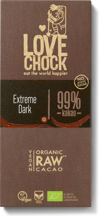 Image du produit Lovechock chocolat cru extrèmemet sombre 99% (70 g)