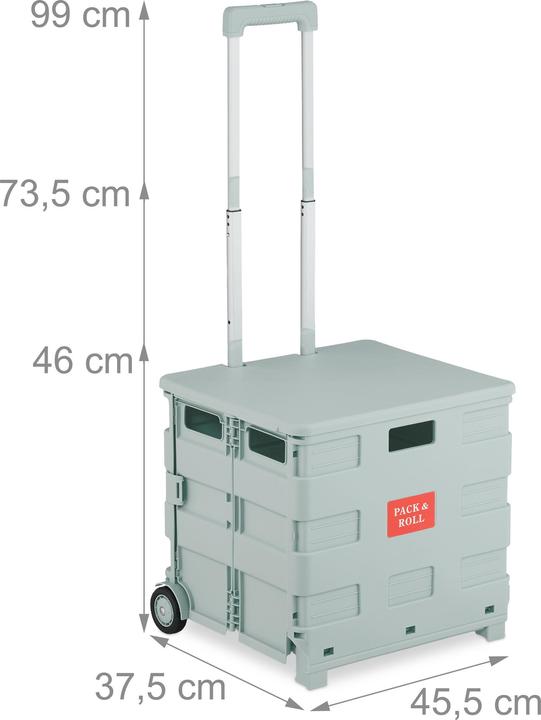 Immagine prodotto Relaxdays Carrello porta-spesa