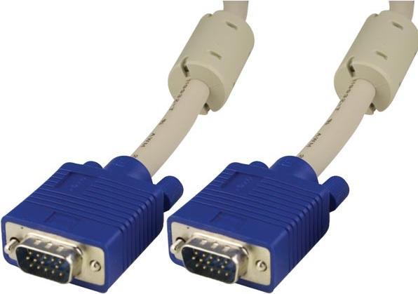 Deltaco Cavo monitor Kbl VGA HD15ha-ha 15m Skärmad utan pin 9 (15 m, VGA)