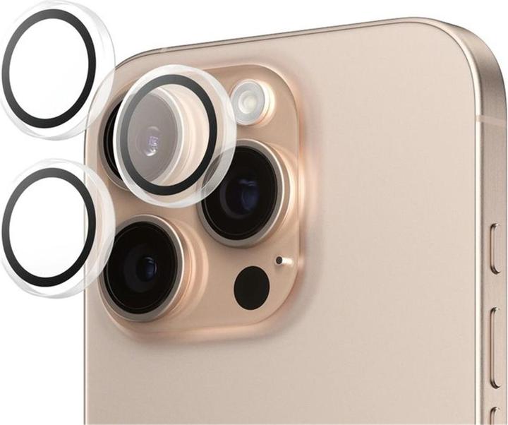 Produktbild PanzerGlass Hoops Camera Lens Protector (1 Stück, Apple iPhone 16 Pro)
