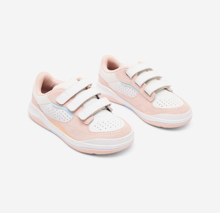 Immagine prodotto Decathlon Scarpe da ginnastica con velcro per bambini - Playventure City bianco/rosa (30)