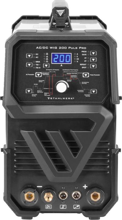 Actual product image Stahlwerk Digital welder AC/DC TIG 200 Pulse Pro IGBT Inverter 200A