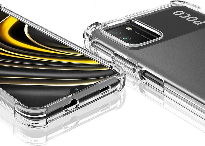 Produktbild Screenguard Xiaomi Poco M3 Hülle Crystal Soft Airbag Bumper (Xiaomi Poco M3)
