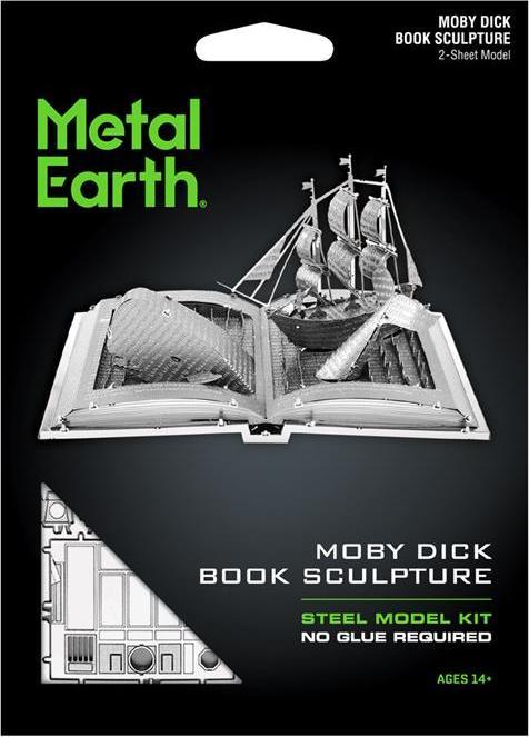 Actual product image Metal Earth constructie speelgoed Moby Dick Book Sculpture