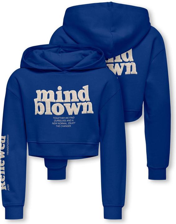 Produktbild Only Normal geschnitten Rundhals Gerippte Ärmelbündchen Tief angesetzte Schulter Sweatshirt Sweatshirt (122)