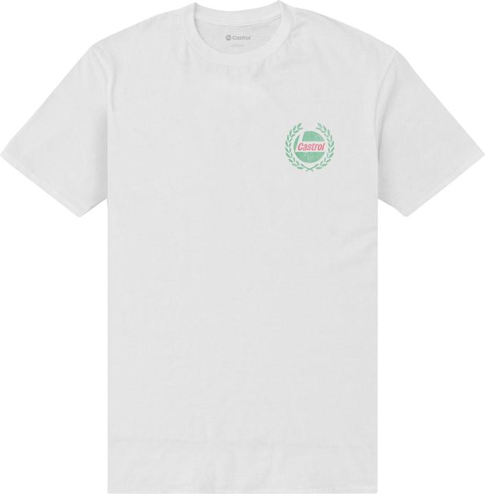 Actual product image Castrol Unisex Adult Wreath T-Shirt (M)