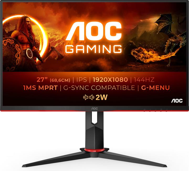 Produktbild AOC 27G2AE/BK (1920 x 1080 Pixel, 27")