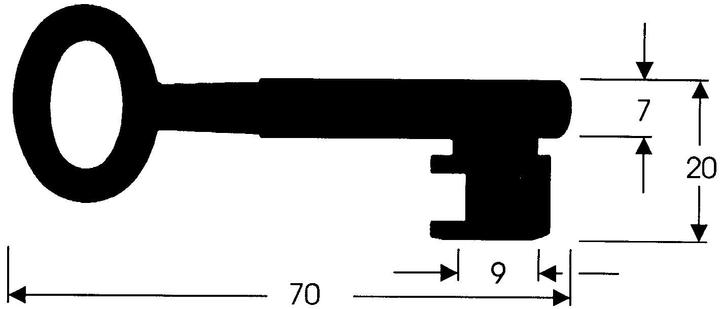 Glutz No. 108 (Mortise lock)