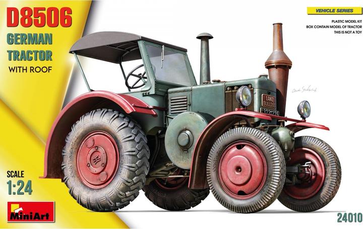Image du produit 1:24 Tracteur allemand D8506 avec cabine. Toit de cabine