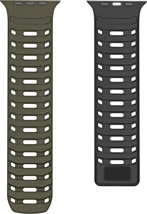 Produktbild Dux Ducis CS Armband (49 mm, 45 mm, 46 mm, 44 mm, 42 mm, Silikon, Apple Watch Series 5, Apple Watch Series 4, Apple Watch Series 3, Apple Watch Ultra 2, Apple Watch Series 7, Apple Watch Series 9, Apple Watch Ultra, Apple Watch Series 6, Apple Watch Series 10, Apple Watch SE, Apple Watch Series 8)