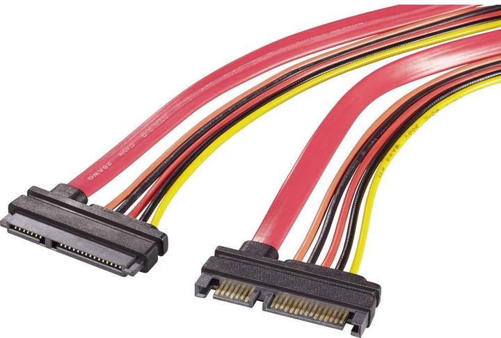 Produktbild Renkforce Festplatten, Strom Verlängerungskabel (1x SATA-Kombi-Stecker 7+15pol.