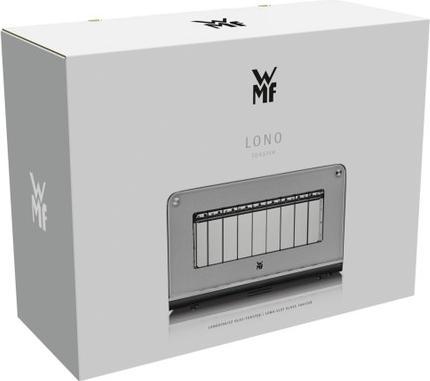 Productafbeelding WMF Glazen broodrooster Rolbevestiging 2 Plakjes Gemotoriseerde Toast Houder XXL Lono