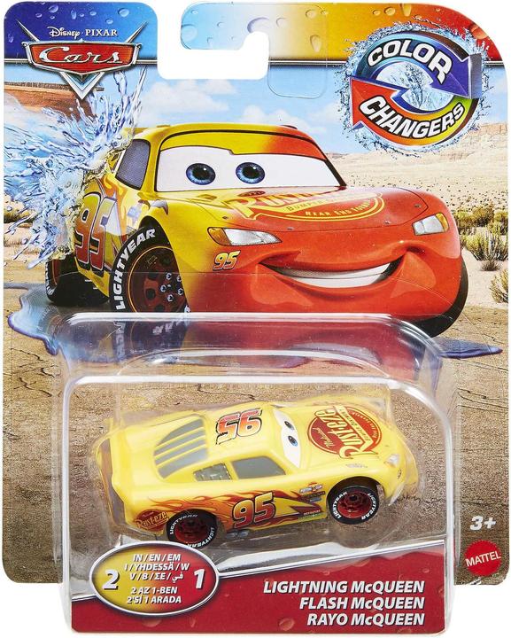Actual product image Disney Cars Color Changers Lightning McQueen