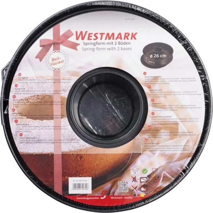 Image du produit Westmark Moule à charnière classique 2 fonds anti-adhésif (26 cm)
