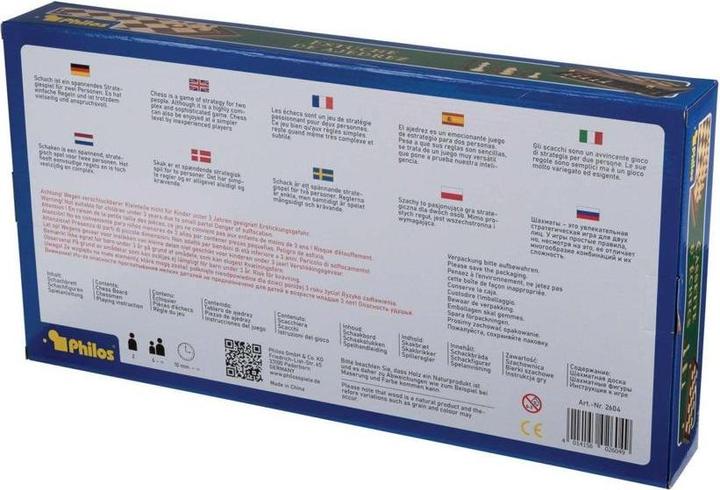 Nutritional values and ingredients Philos Schachkassette Turniergrösse