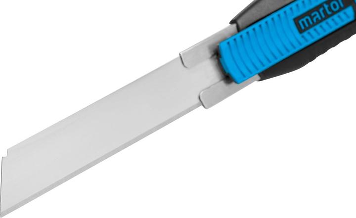 Produktbild Martor MARTORSicherheitsmesserSECUNORM38078mmBandstahl/cyan (Cutter)