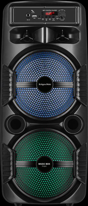 Image du produit Krüger&Matz Music Box Maxi black speaker (Fonctionnement sur piles)