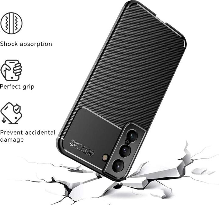 Immagine prodotto Screenguard Custodia Samsung Galaxy S22 Cover Carbon Design TPU (Samsung Galaxy S22+)