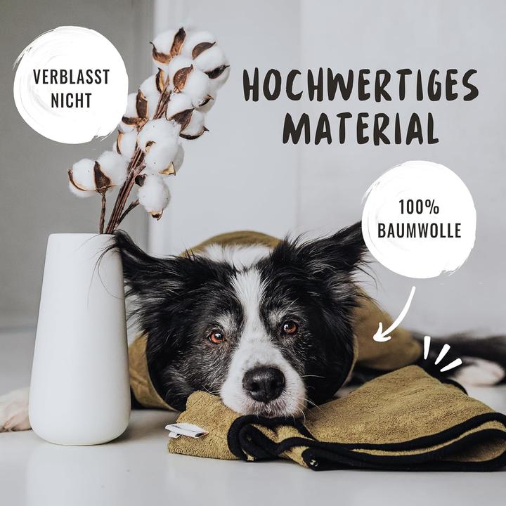 Image du produit Rudelkönig Peignoir de bain pour chiens (70, XL, Peignoir pour chien)