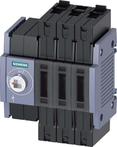 Produktbild Siemens Hauptschalter 63A 3p IP20 Einb Wart/Rep 3KD2630-2ME10-0