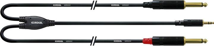 Actual product image Cordial Cfy 1.5 Wpp Long (1.50 m, 3.5mm jack (AUX), 6.3mm jack)