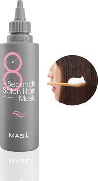 Masil 8 Seconds Salon Hair Mask 3.38floz Travel Portable Deep Conditioning Hydrating Hair Treatment Shine (100 ml)