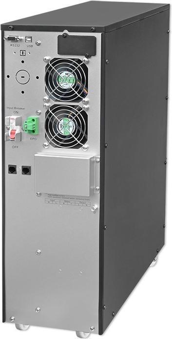 Produktbild Qoltec ZASILACZ AWARYJNY UPS 6KVA | 6000W | POWER FACTOR 1.0 | LCD | EPO | USB | ON-LINE (6000 VA, 6000 W, Online-Doppelwandler USV)