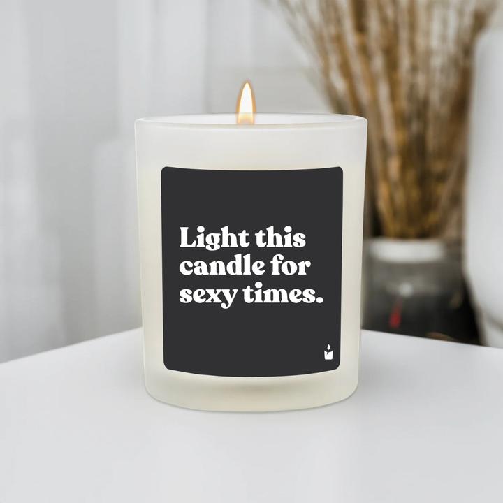 Produktbild Chatty Candles Duftkerze Flowery Light this candle for sexy times.