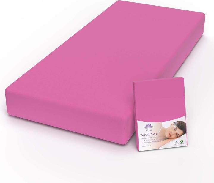 Actual product image Lotus Bettwaren Jersey fitted sheet Souplesse (180 x 200 cm)
