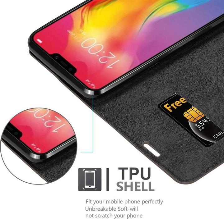 Actual product image Cadorabo Book Invisible Magnet Cover (Vivo Y83)