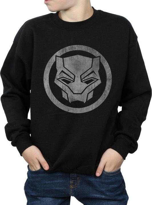 Immagine prodotto Black Panther Distressed Icon Felpa Ragazzi (152, 158)
