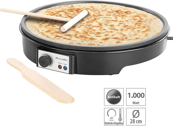 Actual product image Rosenstein & Söhne Electric XL Crêpes Maker