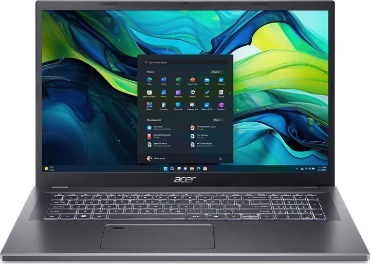 Produktbild Acer Aspire 17 Pro A17-51M-55TR QWERTY (NX.J02EH.007) (17.30", Intel Core 5 120U, 16 GB, 512 GB, Eng. Int.)