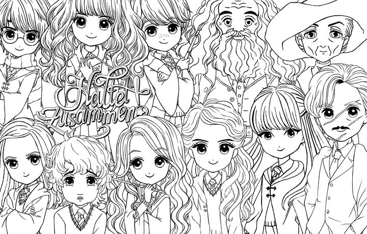Image du produit Panini Harry Potter Livre de coloriage magique
