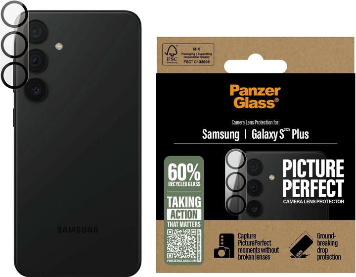 Actual product image PanzerGlass PicturePerfect (1 Piece, Samsung Galaxy S25+)