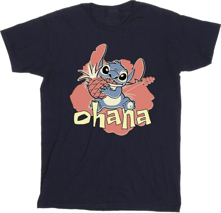 Immagine prodotto Disney Lilo And Stitch Ohana Pineapple Maglietta Uomo (XL)