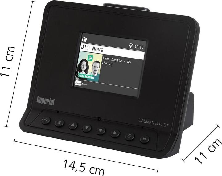 Actual product image Imperial Dabman i410 BT (DAB+, FM, Web radio, VHF, Bluetooth, Wi-Fi)