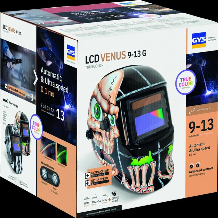 Immagine prodotto GYS LCD Venus 9/13 G Bones True Colour