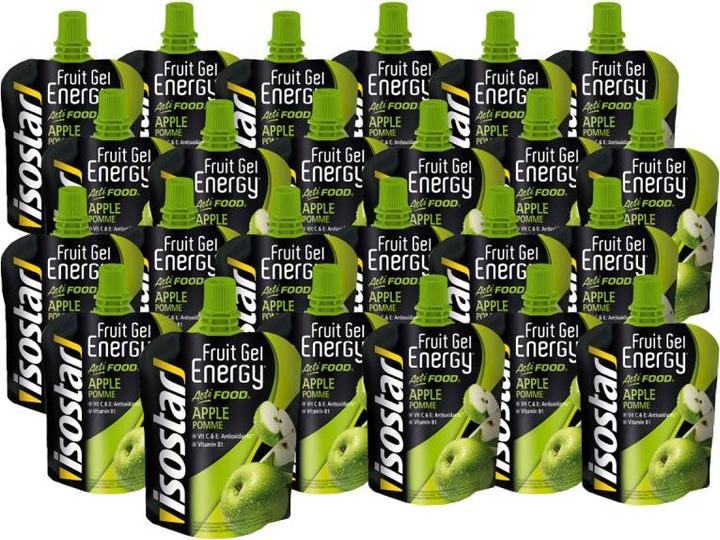 Actual product image Isostar Actifood Apple 24 x 90 g smoothie gel (Apple, 24 pcs., 2160 g)