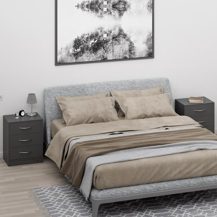 Actual product image Casaria Nachttisch (54 x 39 x 28 cm)