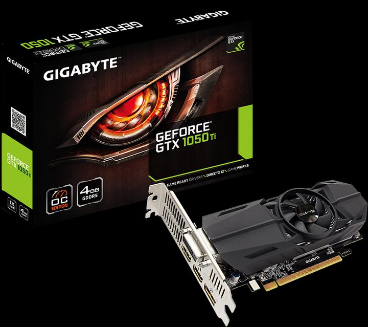 Produktbild Gigabyte GeForce GTX 1050Ti OC (4 GB)