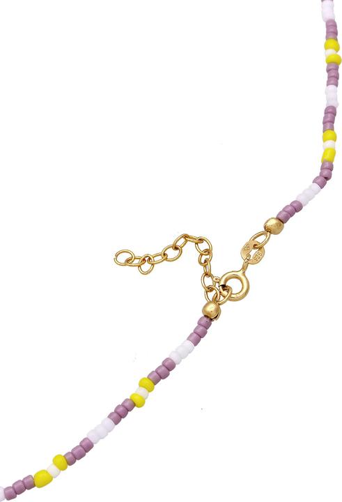 Actual product image Elli Multi-Color, Smiley (925 Sterling silver gold-plated, Glass crystal, Glass, Plastic, 36 cm)