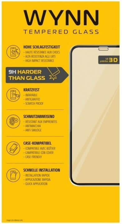 Actual product image Wynn Electronics Curved 3D Schutzglas Samsung Galaxy S10+ (1 Piece, Samsung Galaxy S10+)