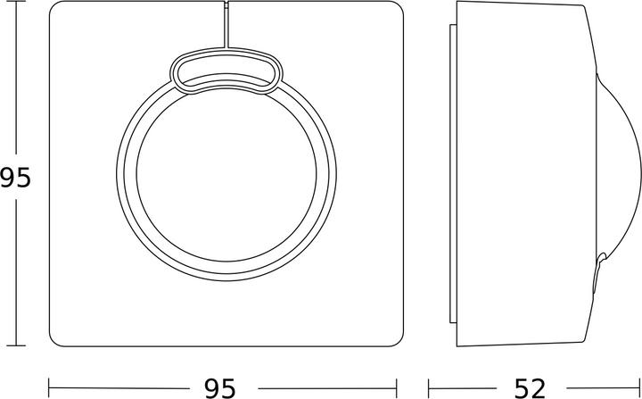 Actual product image Steinel Radar sensor HF 3360 KNX (4 m)