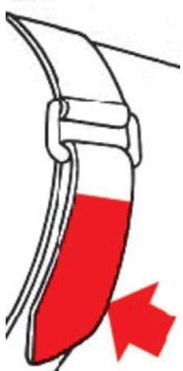 Produktbild Fastech Schlaufenband FAST-VSTRAP 25 x 240 mm, Schwarz/Rot (25 mm)