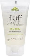 Actual product image Fluff Super Food H2O Jelly Body Hydrating Gel Detoxifying Cucumber And Green Tea 150Ml (Body gel, 150 ml)
