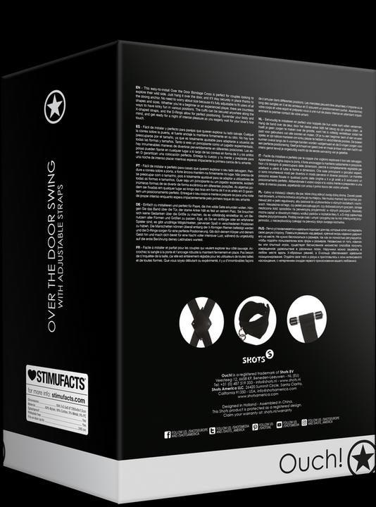 Actual product image Ouch! Over the Door Bondage Cross