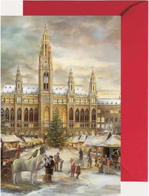 Olewinski & Tochter 2532 - Tischlaterne "Wien Rathaus" (1 Stk.)